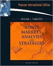 Cover of Bond Markets, Analysis, and Strategies