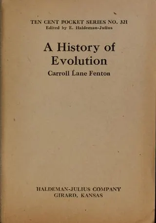 Cover of A history of evolution