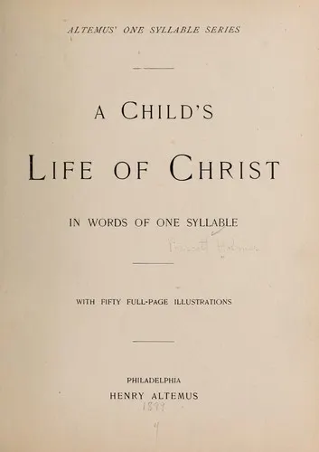 Cover of A child's life of Christ