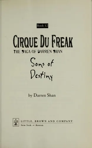 Cover of Sons of Destiny (Cirque Du Freak The Saga of Darren Shan #12)