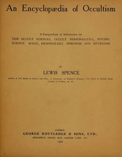 Cover of An encyclopædia of occultism