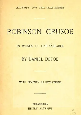 Cover of Robinson Crusoe