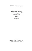 Cover of Human Society in Ethics and Politics