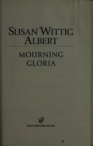 Cover of Mourning Gloria