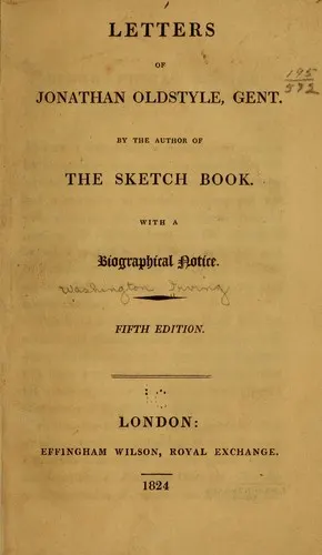 Cover of Letters of Jonathan Oldstyle, gent