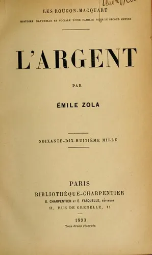 Cover of L' argent