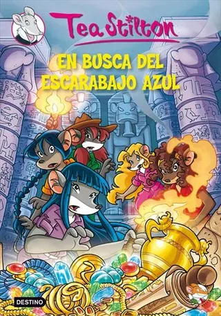 Cover of Thea Stilton and the Blue Scarab Hunt