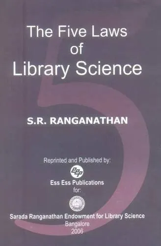 Cover of The Five Laws of Library Science