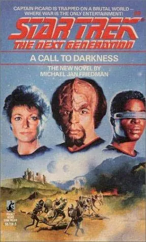 Cover of Star Trek The Next Generation - A Call to Darkness