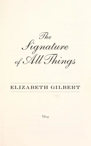 Cover of The signature of all things
