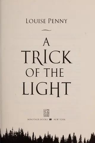 Cover of A trick of the light