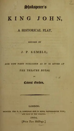 Cover of King John