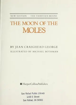 Cover of The moon of the moles