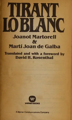 Cover of Tirant lo Blanc