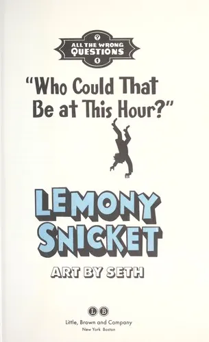 Cover of Who Could That Be at this Hour?