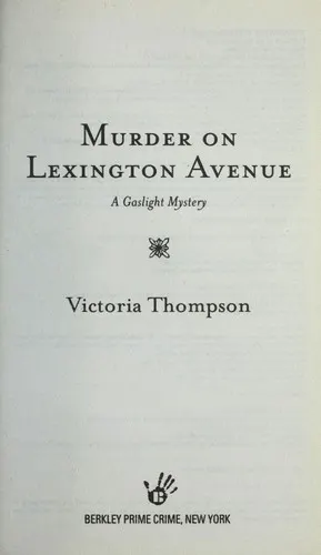 Cover of Murder on Lexington Avenue