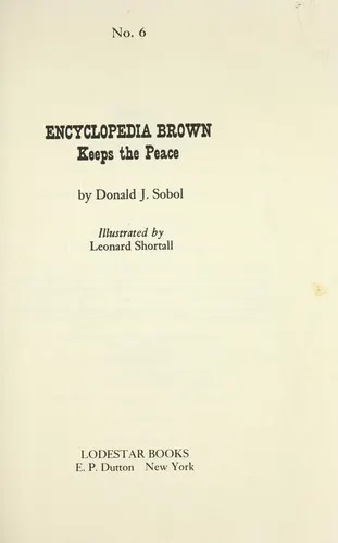 Cover of Encyclopedia Brown Keeps the Peace