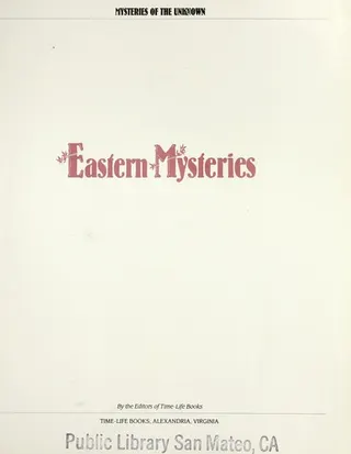 Cover of Eastern mysteries