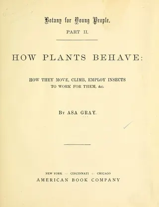 Cover of How Plants Behave