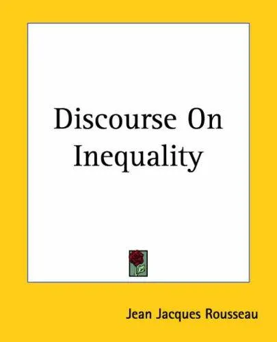 Cover of A discourse on inequality