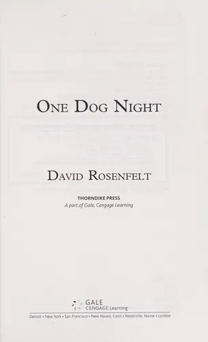 Cover of One Dog Night