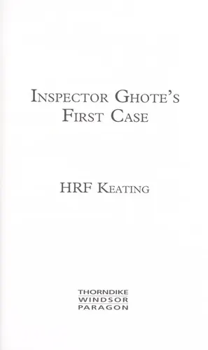 Cover of Inspector Ghote's first case