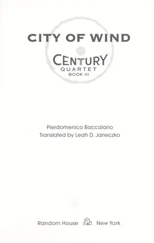 Cover of City of Wind (Century #3)