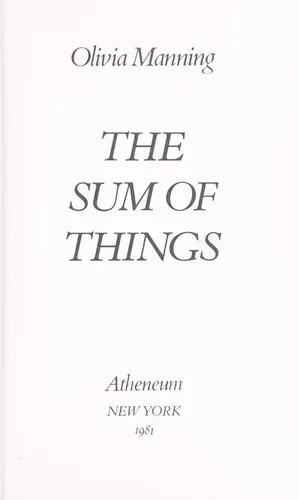 Cover of The Sum of Things