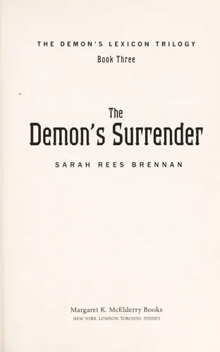 The Demon's Lexicon series cover