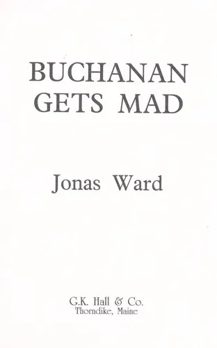 Cover of Buchanan Gets Mad