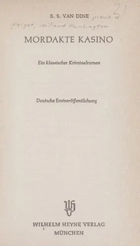 Cover of The Casino Murder Case