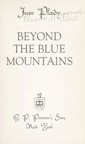 Cover of Beyond the Blue Mountains