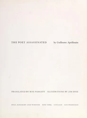 Cover of Poète assassiné