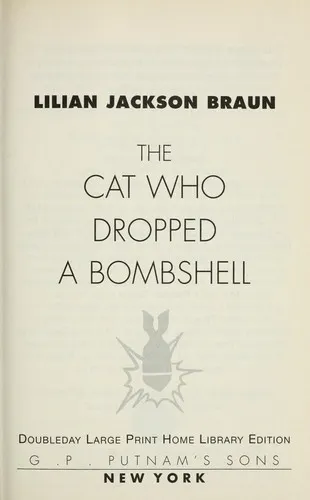 Cover of The cat who dropped a bombshell
