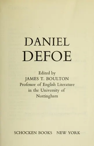Cover of Daniel Defoe