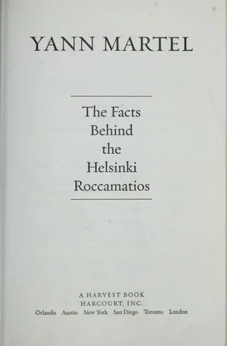 Cover of The Facts Behind the Helsinki Roccamatios
