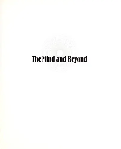 Cover of The Mind and beyond.