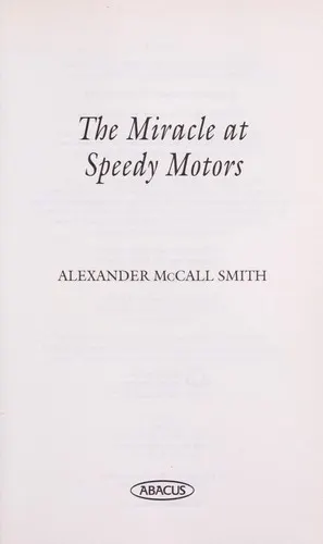 Cover of The miracle at Speedy Motors