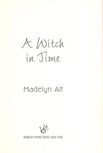 Cover of A Witch In Time
