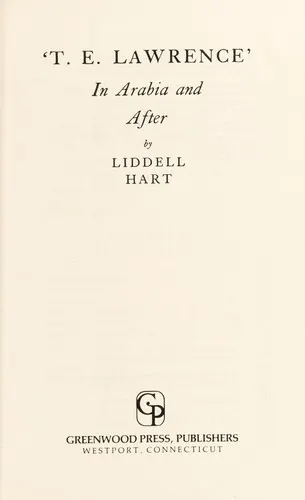 Cover of T. E. Lawrence