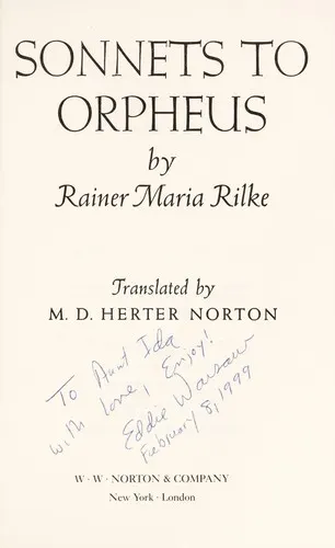 Cover of Sonnets to Orpheus
