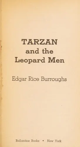 Cover of Tarzan and the Leopard Men