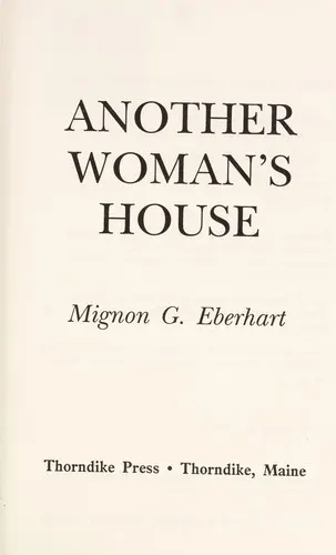 Cover of Another woman's house