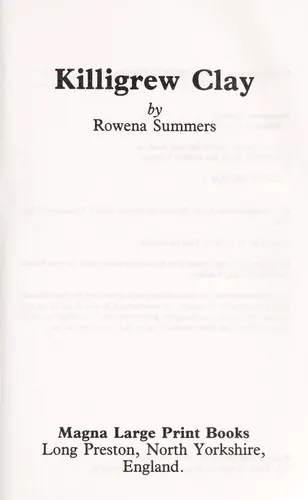 Cover of Killigrew Clay