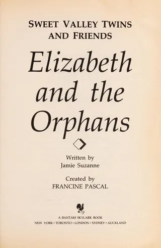 Cover of Elizabeth and the orphans