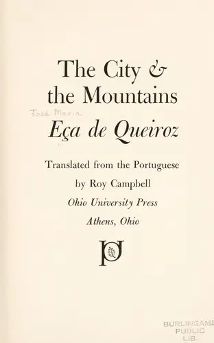 Cover of Cidade e as serras