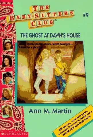 Cover of The Ghost at Dawn's house. (Baby-Sitters Club no.09)
