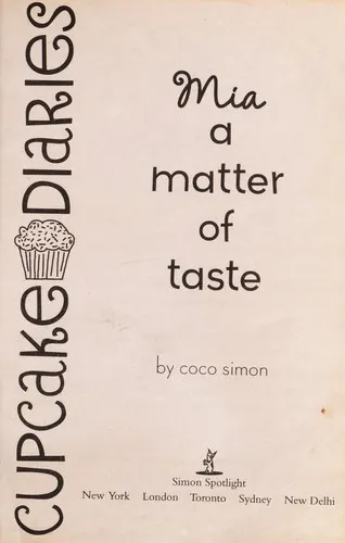 Cover of Mia, a matter of taste