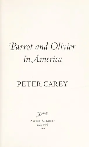 Cover of Parrot and Olivier in America