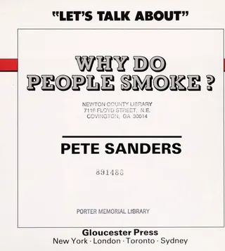 Cover of Why do people smoke?